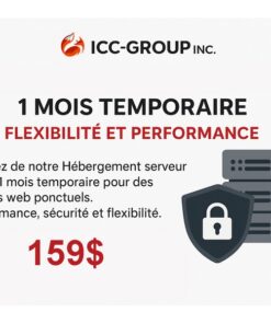 Hébergement Web dédié d’une durée de 1 Mois
